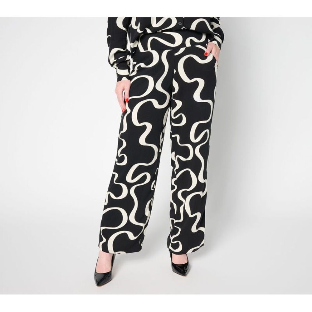 Brandis Dress Out Loud Women's Petite Pants PL Print or Solid Black A704267